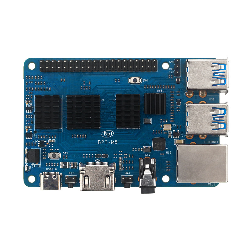 바나나파이 M5 4개 알루미늄 방열판(CPU 칩용, 접 - Banana Pi Bpi-M5 리뷰 및 가격