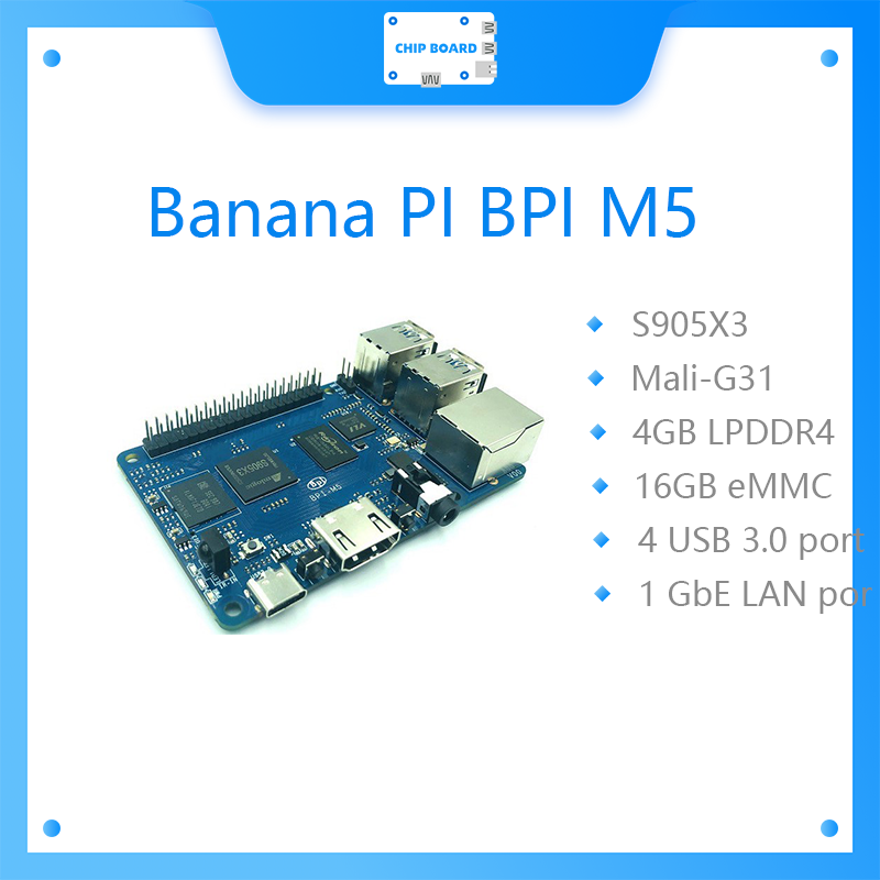 바나나 PI BPI M5 차세대 싱글 보드 컴퓨터, A - Banana Pi Bpi-M5 리뷰 및 가격
